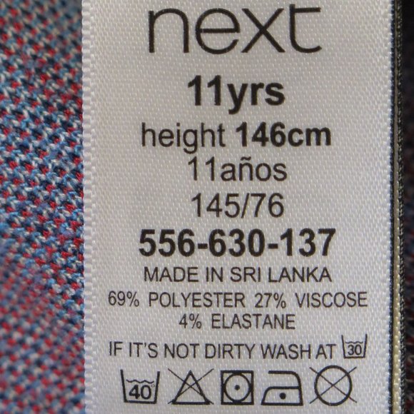 RED CHECKED DRESS WITH BLACK SIDE STRIPE - Picture 5 of 7